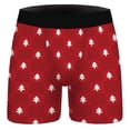 thumbnail image 5 of Print Underwear Holiday Themed Briefs Soft Breathable Comfortable Underwear For Festive Seasonal Design All Day Wear Trunk Brief Stretchy Men Mens Briefs Men Small Meat Red M, 5 of 5