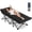 Black, variant on Folding Camping Bed, Heavy-Duty Portable Cot with Storage Pockets (Black)