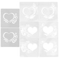 thumbnail image 2 of 8 Sheets Wall Painting Stencils Painting Templates Hollow-out Drawing Stencils for Floor, 2 of 2