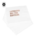 thumbnail image 3 of Koyal Wholesale Rose Gold Foil Leftovers Are For Quitters Saying Cocktail Napkins, 5-Inch Bulk 50-Pack Count 3-Ply, 3 of 5