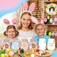 thumbnail image 5 of Easter Cards For Kids School Classroom Exchange DIY Candy With Stickers & Ties Easter Party For Toddlers Wrap For Boys Girls Greeting Card, 5 of 6