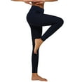 thumbnail image 2 of FUTATA Women's Yoga Leggings Tights High Waist Yoga Pants Sports Long Active Workout Pants Running Training Pants Jogging Athletic Pants Bike Tights, 2 of 5