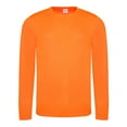 thumbnail image 3 of Just Cool Mens Long Sleeve Cool Sports Performance Plain T-Shirt, 3 of 4