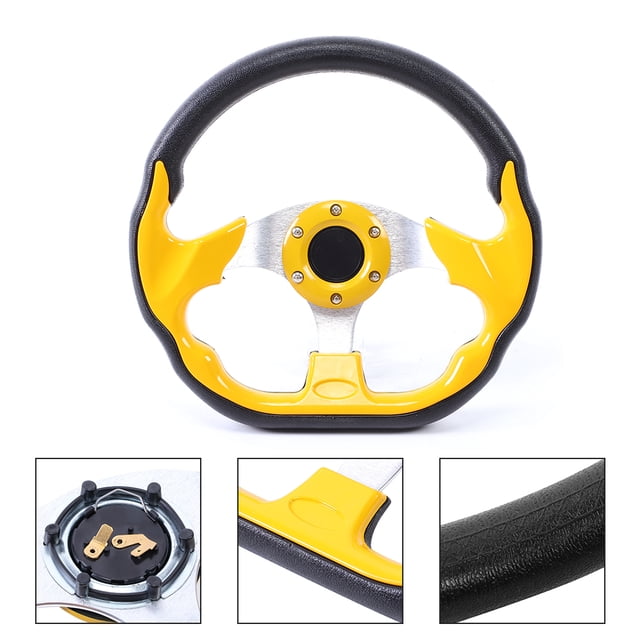 Auto Interior Accessories, Lightweight Steering Wheel 12.5in Steering Wheel For Most Vehicle For Car