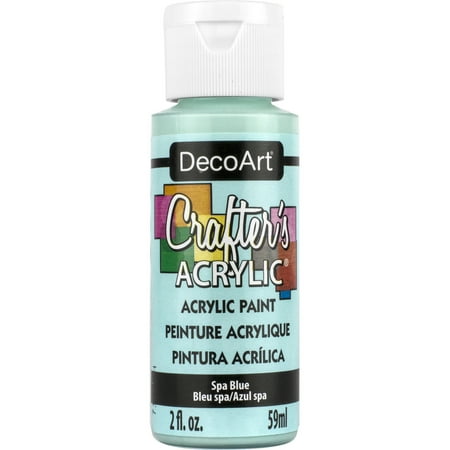 UPC: 0766218037305 | DecoArt Crafter s Acrylic Paint 2 oz. Spa Blue