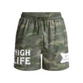 thumbnail image 3 of Miller High Life Men's and Big Men's Camo Basketball Shorts, Sizes S-3XL, 3 of 5