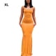 thumbnail image 5 of Vestido Largo Ajustado de Fiesta Minnieouse Naranja/XL, 5 of 5