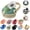 Green, variant on Replacement Lid for Owala FreeSip Sway 30oz 40oz, Leak-Proof Cap