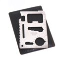 thumbnail image 2 of kurtrusly Multi-Purpose 11-in-1 Stainless Steel Survival Cutter Tool Outdoor Travel Camping Climing Emergency Card Pocket Cutter, 2 of 9