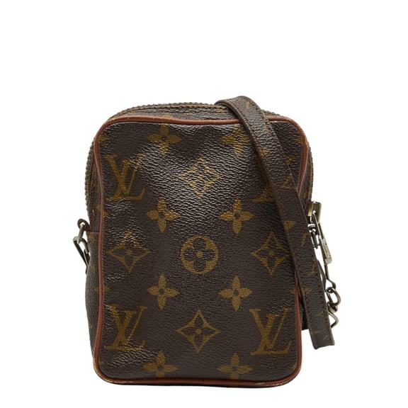 Pre-Owned Louis Vuitton Monogram Mini Danube Crossbody Shoulder Bag M45268 Brown... (Good)