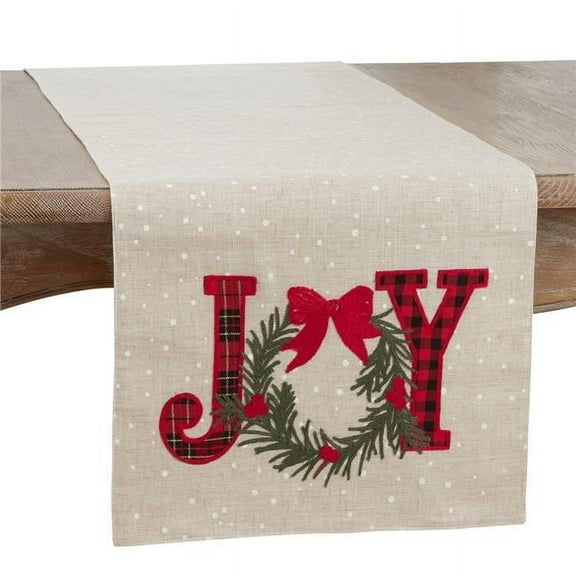 Saro Lifestyle Joy Design Table Runner