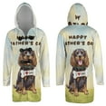 thumbnail image 3 of Cute Boykin Spaniel Loves Dad Happy Father's Day All Over Print 3D Hooded Duffle Toggle Coat Dog Lover - 12008, 3 of 6