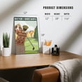 thumbnail image 4 of Bend, Oregon, Golfer Scene (12x18 Aluminum Art, Indoor Outdoor Metal Sign Decor), 4 of 5