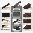thumbnail image 6 of MOPHOTO Wood Dog Ramp, Non-slip Rubber Mat High Traction Ramp, 5 Level Adjustable Folding Pet Ramp for High Bed, Great for Small & Old Dogs & Cat, Supports up to 200 lbs, 63"L x 18"W, 6 of 9