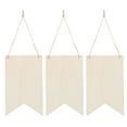 thumbnail image 1 of Hanging Wooden Plaque, Retro Unfinished Hanging Wood Sign Painting Tool  For Home Decoration, 1 of 8