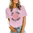 thumbnail image 2 of Xmyrz Volleyball Shirts For Women Volleyball Graphic Game Day Team Tee Tops Casual Loose Short Sleeve Crewneck Summer Shirts, 2 of 5