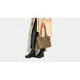 thumbnail image 2 of COACH Women's Gallery Leather Tote Khaki Saddle, 2 of 4