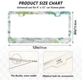 thumbnail image 3 of Coolnut Watercolor Leaves License Plate Frame 2 Pack 2 Holes Car Aluminum License Plate Holder Automotive Parts Decoration Universal with Screw Caps Cover, 3 of 7