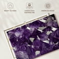 thumbnail image 6 of Elephant Stock Purple Amethyst Crystal Wall Art - Horizontal Canvas Wall Art - Living Room Wall Decor - Nature Canvas - Gray And Purple Decor - 30" x 20", 6 of 8