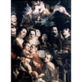 thumbnail image 2 of Self-Portrait with Parents Brothers and Sisters by Jacob Jordaens circa 1615 1593-1678 Poster Print, 2 of 4