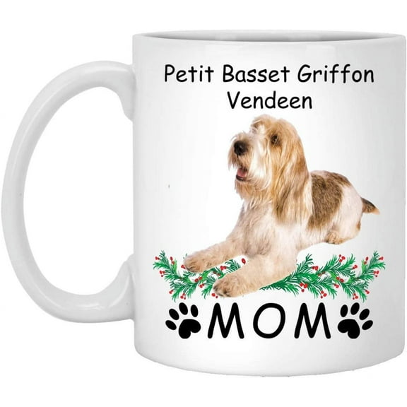 Funny Saying Petit Basset Griffon Vendeen White Golden Gifts For Mom Christmas 2022 Gifts White Coffee Mug White 11oz