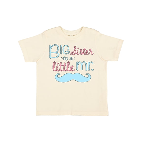 Inktastic Big Sister to a Little Mr Girls Toddler T-Shirt