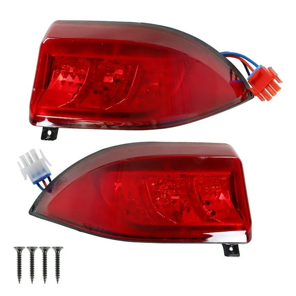 Labwork Golf Cart LED Taillight Replacement for Club Car Precedent 2004-Up and Tempo 2018-Up Models 12V 3 Wires