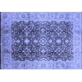 thumbnail image 1 of Ahgly Company Machine Washable Indoor Rectangle Oriental Blue Traditional Area Rugs, 8' x 10', 1 of 4