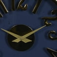 thumbnail image 5 of DecMode 12 In. Blue Coastal Wall Clock, 5 of 8