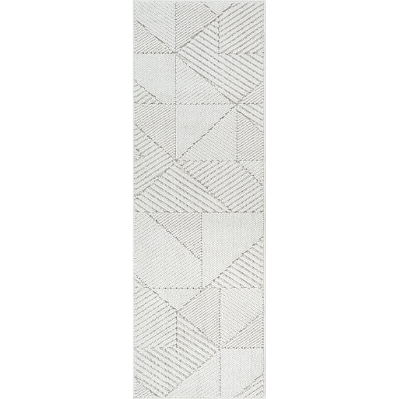 Mainstays Mira Off-White Runner Rug, 2’ x 6’