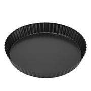 Mkoaceer Baking Pan Pizza Cake Round Mould Non-Stick Tart Quiche Flan Pan Molds Pie Removable Loose Bottom Airbake Pans 9 inch