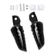 thumbnail image 1 of 2 piezas de estriberas plegables para motocicleta, universales, plegables Negro, 1 of 9
