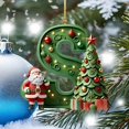 thumbnail image 4 of Home Decor Christmas Decoration Christmas Decorations Santa Figure Christmas Pendant 2D Acrylic 26 Letters Pendant Christmas Tree Decoration Christmas Decoration Figures, 4 of 4