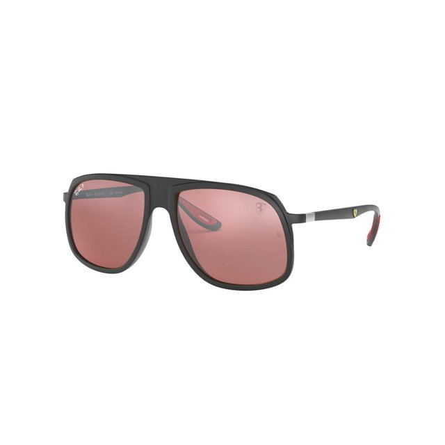 LENTE DE SOL RAY BAN RB4308MF F602/H2 57MM NEGRO/LENTE ROJO negro