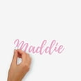 thumbnail image 4 of Pink Brush Script Alphabet Peel and Stick Wall Decals, 4 of 6