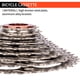 thumbnail image 4 of Bicicleta plegable de montaña de acero, reemplazo de ciclismo, pieza de reparación portátil, accesorios, regalos, ZTTO, 8 velocidades, 11 28T, rueda libre Inevent OD003365-00B, 4 of 7