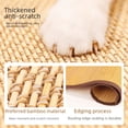 thumbnail image 2 of Estera de sisal para sofá antiarañazos para gatos, almohadilla para rascar para gatos, resistente al desgaste, tabla para garras de gato que no se astilla, nido resistente a los arañazos, suministros, 2 of 4