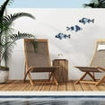 thumbnail image 4 of Americanflat Two Metal Birds Wall Decor Set - 2 X 12.5" Birds as Outdoor Metal Wall Art Decroations - Modern Style Wall Hanging Decor for Patio, Garden - Metal Indoor Wall Art, 4 of 6