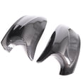 thumbnail image 6 of Bright black-For BMW X1 E84 X3 F25 2010 2011 2012 2013 Pre-LCI High quality smooth black car rearview mirror cover side wing mirror cover, 6 of 7