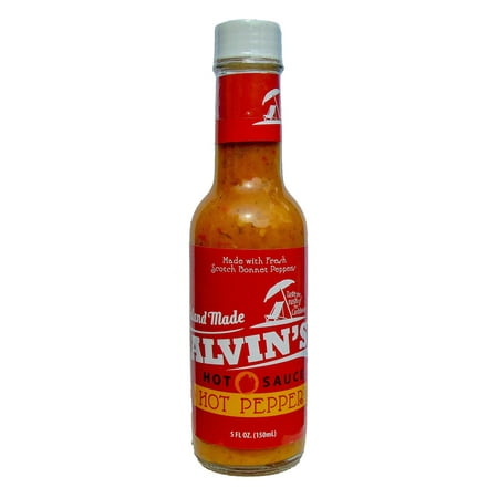 Alvin's Yellow Scotch Bonnet Pepper Hot Sauce