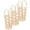 thumbnail image 1 of SUTENGDA 3 Pcs Small Basket with Lid Foldable Storage Woven Baskets Shopping, 1 of 8