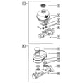 thumbnail image 4 of New Genuine Mopar Reservoir Brake Master Cylinder 2002-2022 OE 68054878AC, 4 of 10
