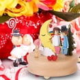 thumbnail image 3 of Caja De Música Duradera, Caja De Música Giratoria, 8,3 X 3,9 Pulgadas Para La Boda Del Día De San Valentín OTVIAP Decoración Luna con Pareja, 3 of 8