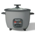 thumbnail image 1 of Starfrit 10-Cup Electric Rice Cooker, Non-Stick Ceramic Pot, PFAS-Free, PTFE-Free, One-Step Control, Glass Lid, Cooks Rice Quinoa Veggies, Includes Basket Spoon Cup, 1 of 7