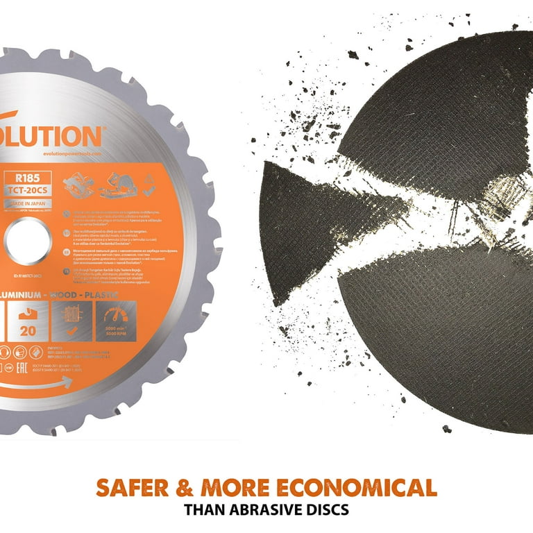 Evolution RAGE4: Multi-Material Cutting Chop Saw With 7-1/4 in. Blade