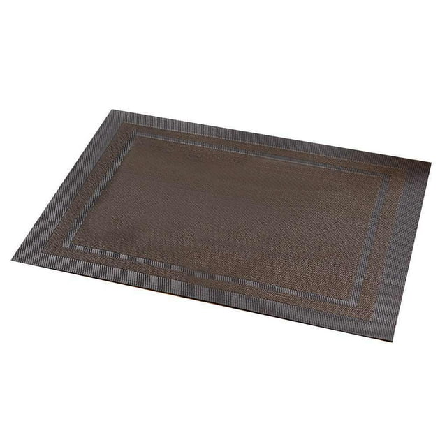 Napperon en PVC pour Cuisine, Napperon de Table de Souper, Tapis Résistant à la Chaleur, Napperons en PVC, sous-Verres, Tapis de Vaisselle Antidérapant