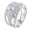 #07 Silver, variant on engagement rings for women Gemstone Ring Rose Gold Ring Gold Plated Cubic Zirconia Promise Halo Engagement Promise Eternity Ring for Women Square Round Promise Rings for Her #01 Rose Gold,6