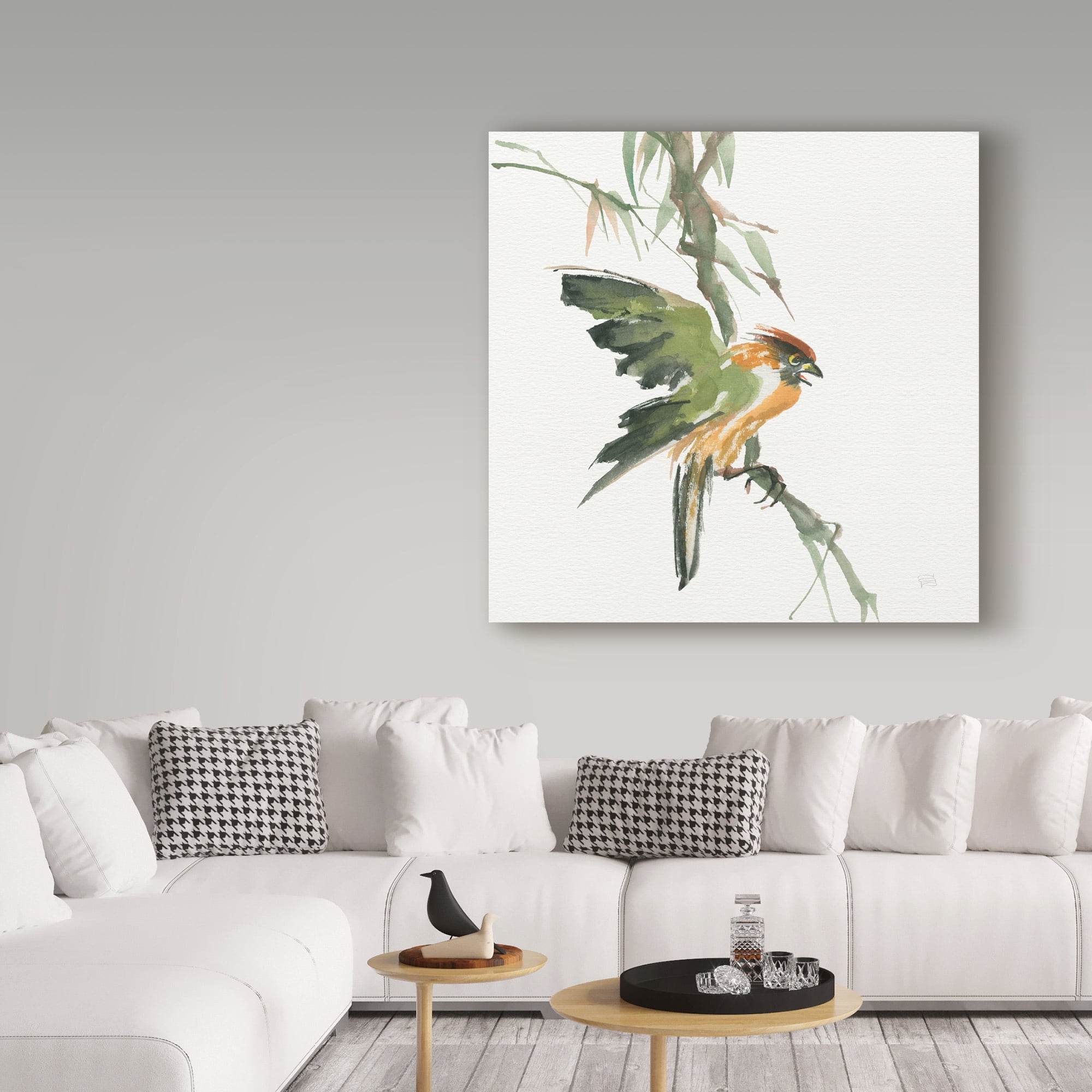 Trademark Fine Art 'Formosan Firecrest' Canvas Art by Chris Paschke