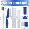 thumbnail image 2 of Pet Flea Combs, Flea Combs, 7 Pcs Stainless Steel Flea Lice Comb for Small, Medium and Large Pets (Blue), 2 of 8
