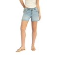 thumbnail image 2 of Jordache Women's High Rise Relaxed Boyfriend Rolled Cuff Short, 2 of 5